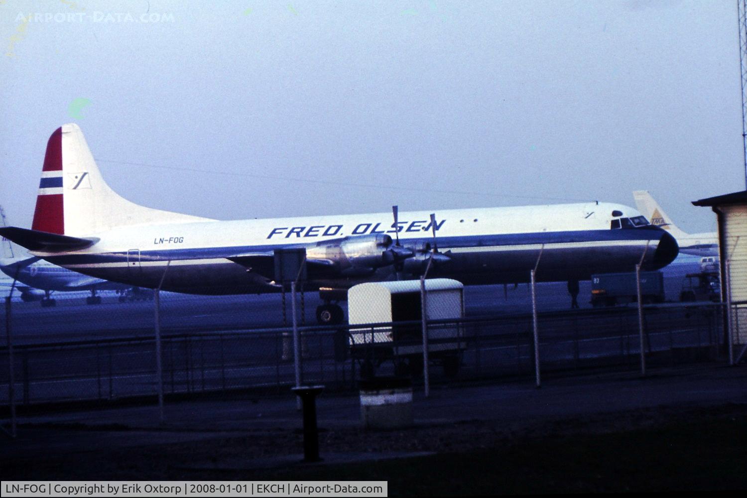 LN-FOG, 1961 Lockheed L-188A(F) Electra C/N 1143, LN-FOG in CPH