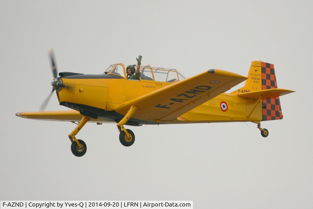 F-AZND, 1961 Nord 3202 Master C/N 59, Nord 3202 Master, Solo display, Rennes-St Jacques airport (LFRN-RNS) Air show 2014