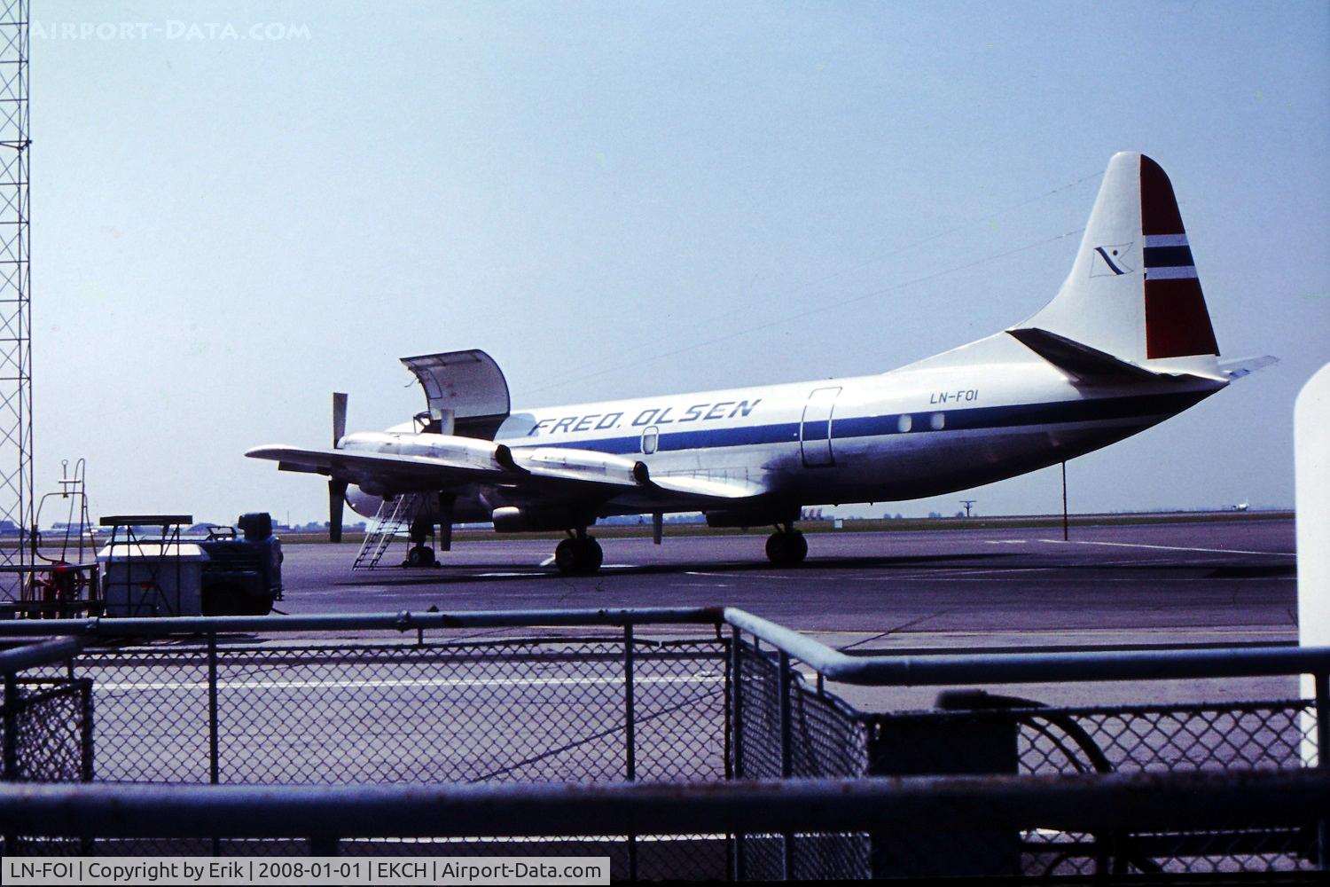 LN-FOI, 1959 Lockheed L-188C(F) Electra C/N 2005, LN-FOI in CPH