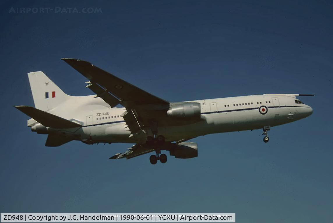 ZD948, 1980 Lockheed L-1011-385-3 TriStar K1 (500) C/N 193V-1157, Final Approach To London Ontario IAO Canada.