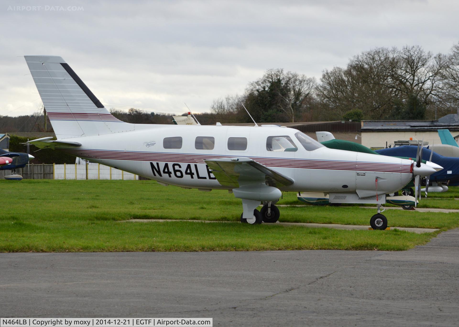 N464LB, 1993 Piper PA-46-350P Malibu Mirage C/N 4622139, Piper PA46 Malibu Mirage Ex N9220G at Fairoaks