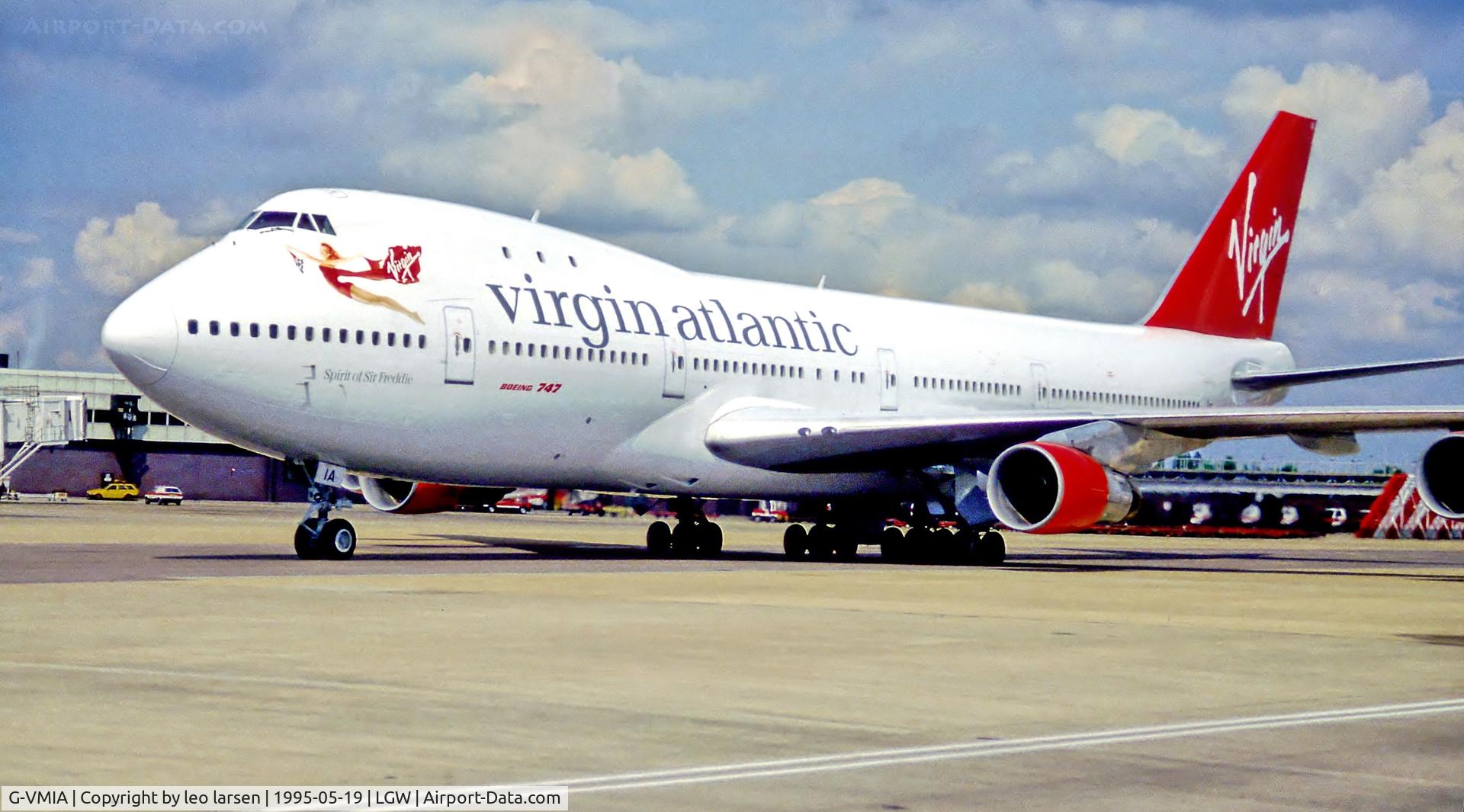 G-VMIA, 1970 Boeing 747-123 C/N 20108, London Gatwick 19.5.95