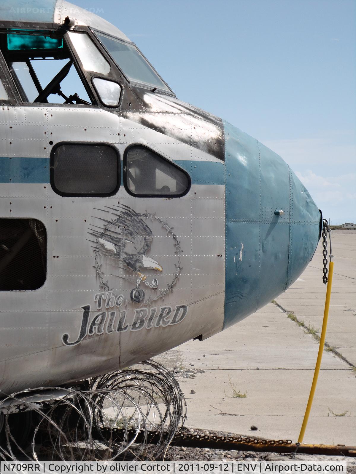 N709RR, 1954 Fairchild C-123K Provider C/N 20158, nose art