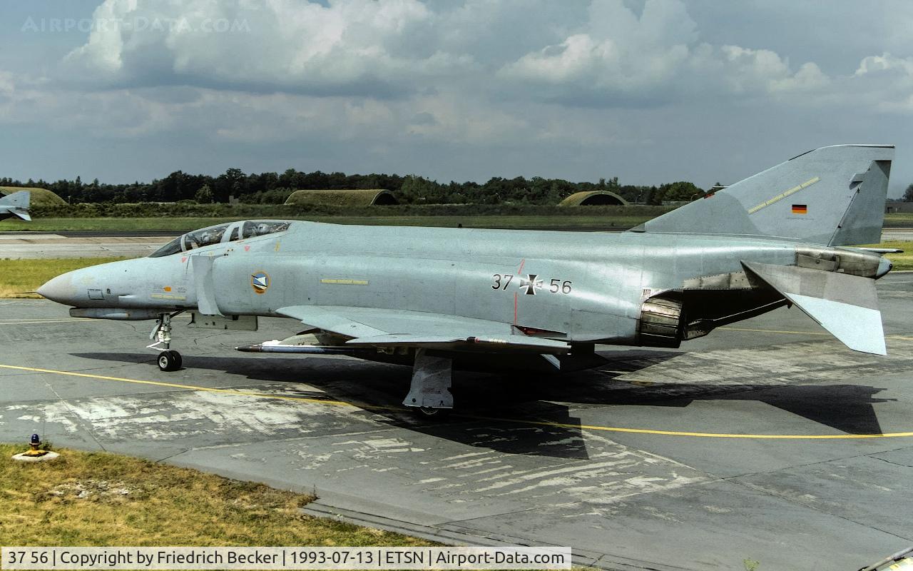 37 56, 1972 McDonnell Douglas F-4F Phantom II C/N 4486, taxying to the active