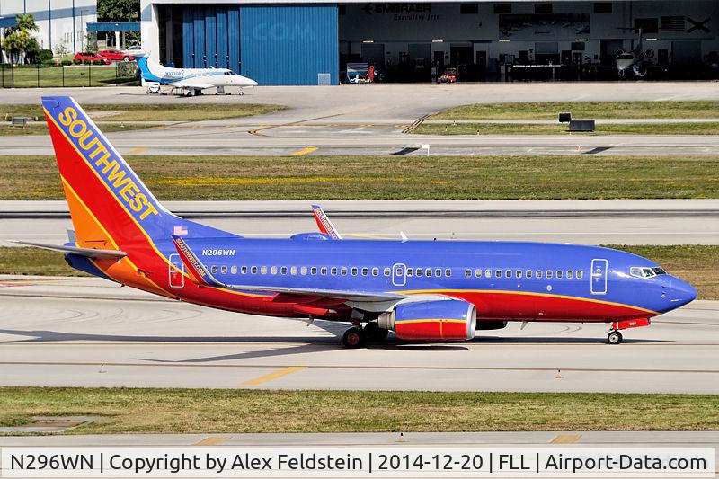 N296WN, 2007 Boeing 737-7H4 C/N 36613, Ft. Lauderdale