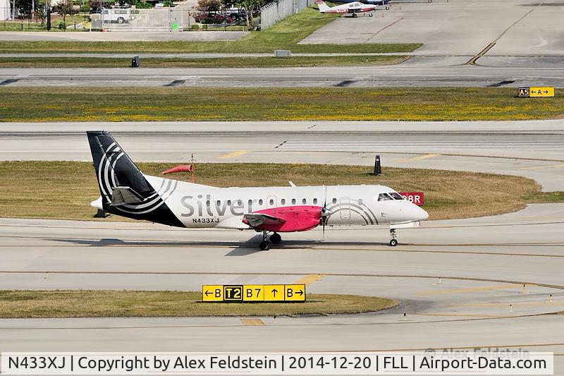 N433XJ, 1997 Saab 340B C/N 340B-433, Ft. Lauderdale