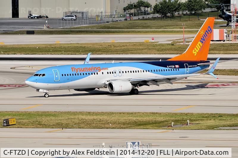C-FTZD, 2007 Boeing 737-8K5 C/N 35132, Ft. Lauderdale