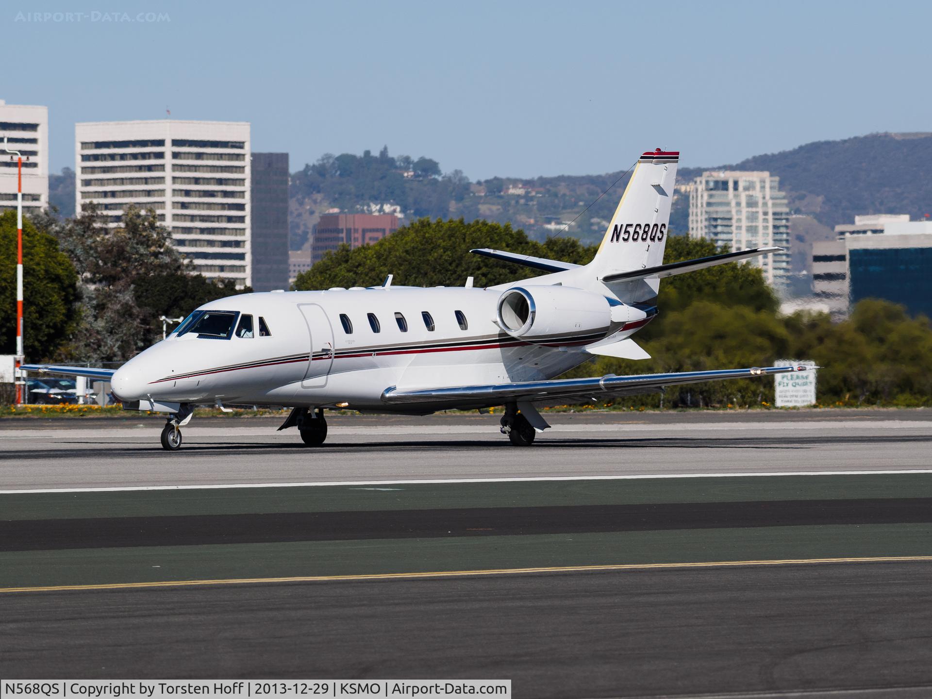 N568QS, 2008 Cessna 560XLS Citation Excel C/N 560-5829, N568QS departing from RWY 21