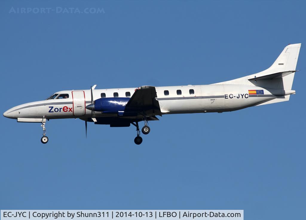 EC-JYC, 1979 Swearingen SA-226TC Metro II C/N TC-303, Landing rwy 32L