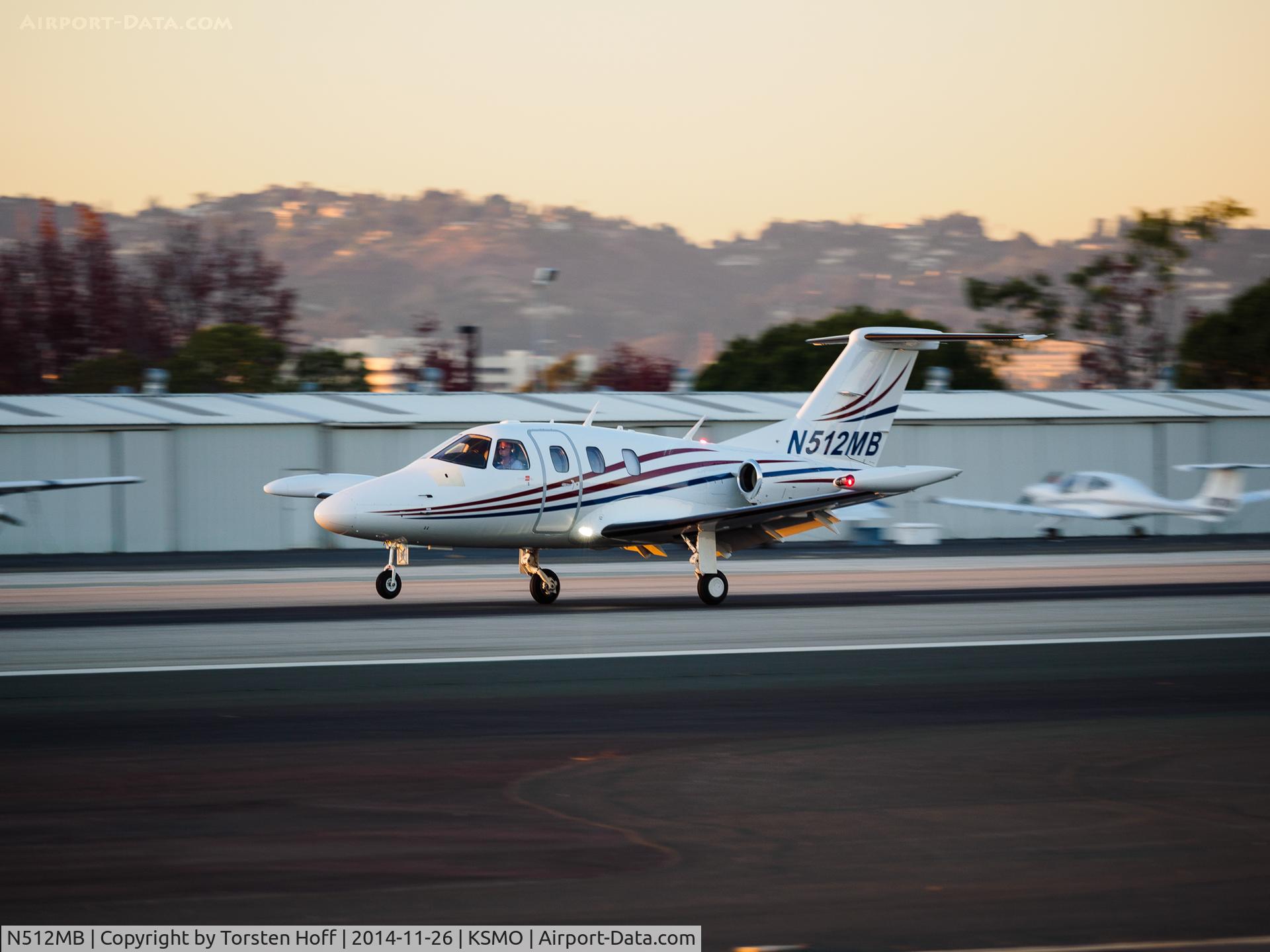 N512MB, 2008 Eclipse Aviation Corp EA500 C/N 000175, N512MB arriving on RWY 21