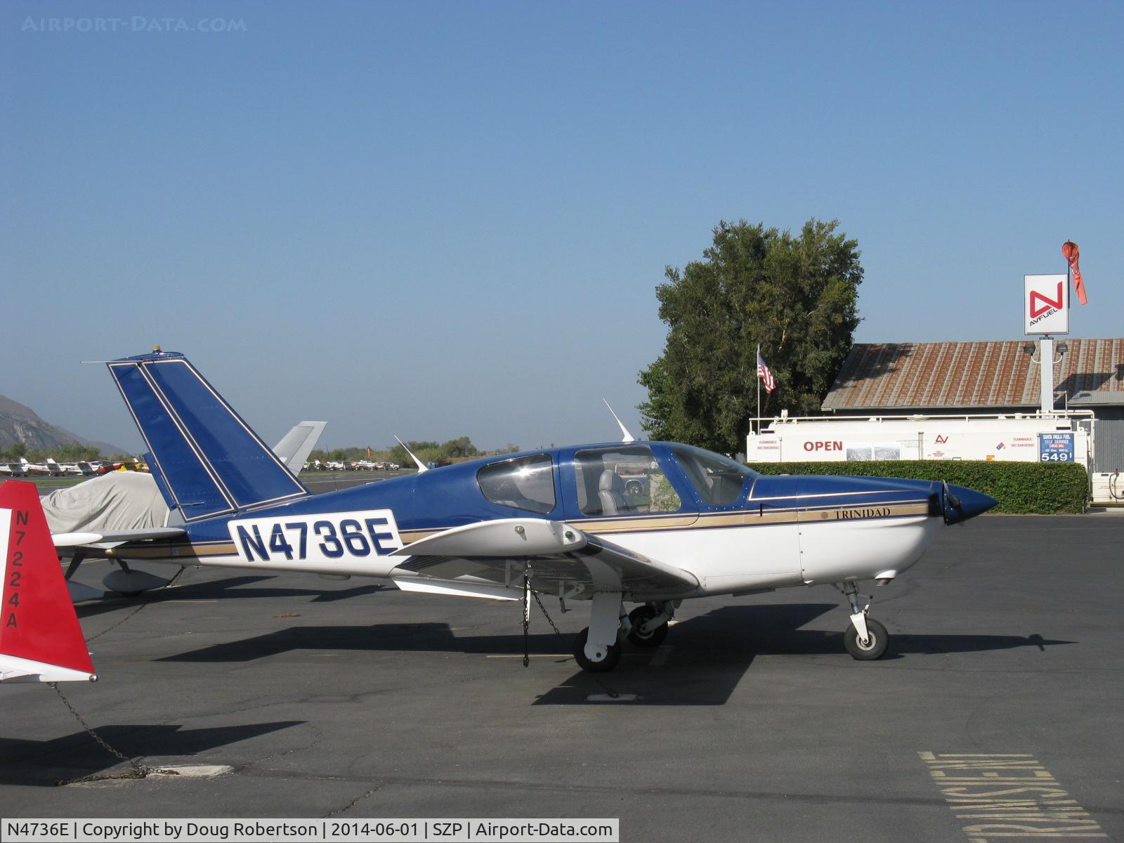 N4736E, 1984 Socata TB-20 TRINIDAD C/N 415, 1984 SOCATA TB-20 TRINIDAD, Lycoming IO-540 250 Hp