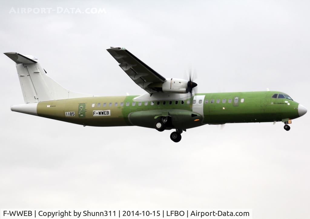 F-WWEB, 2014 ATR 72-600 (72-212A) C/N 1185, C/n 1185 - For Islena Airlines
