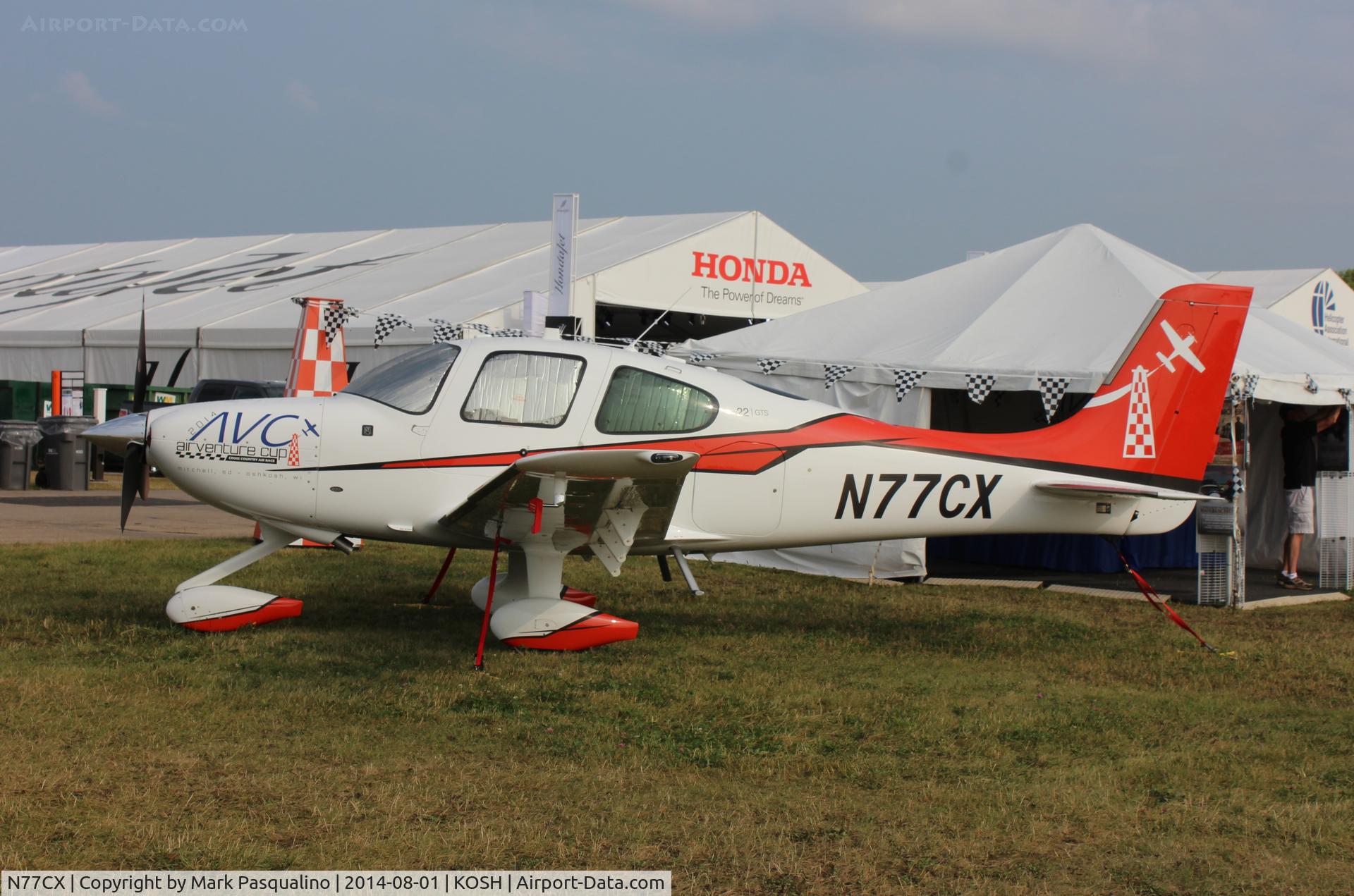 N77CX, 2014 Cirrus SR22 C/N 4051, Cirrus SR22