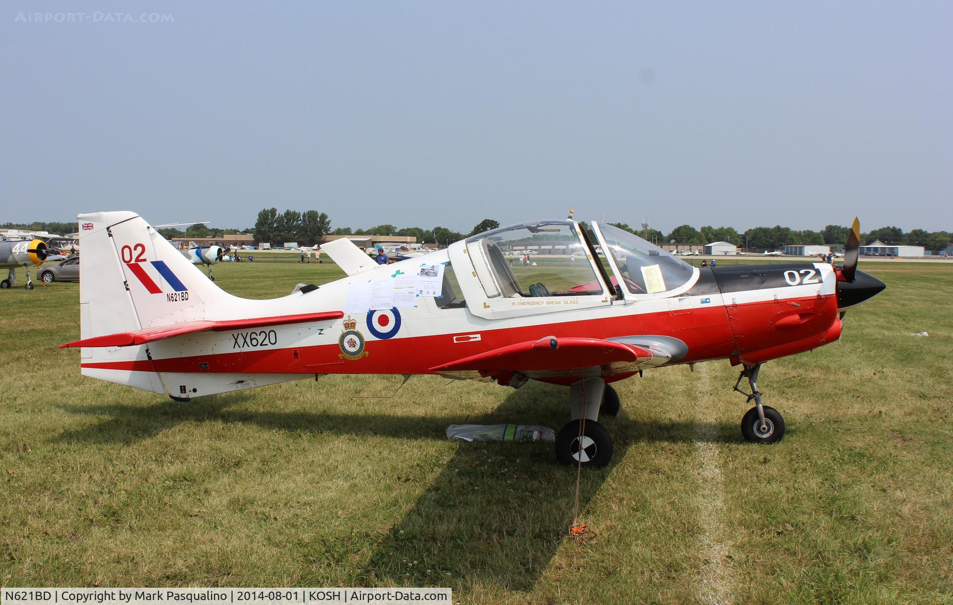 N621BD, 1974 Scottish Aviation Bulldog T.1 C/N BH120/285, Scottish Aviation Bulldog T.1