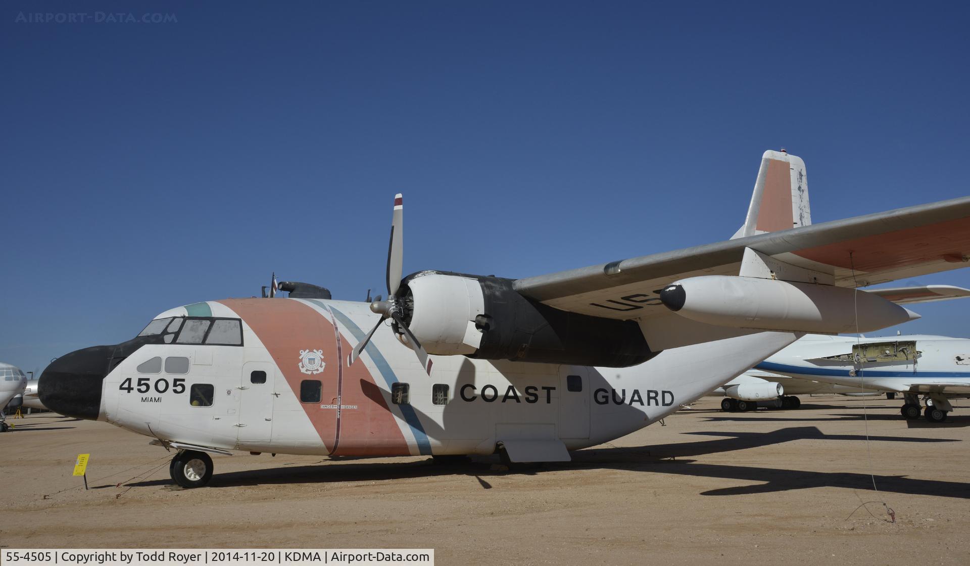 55-4505, 1955 Fairchild C-123B Provider C/N 20166, On display at the Pima Air and Space Museum