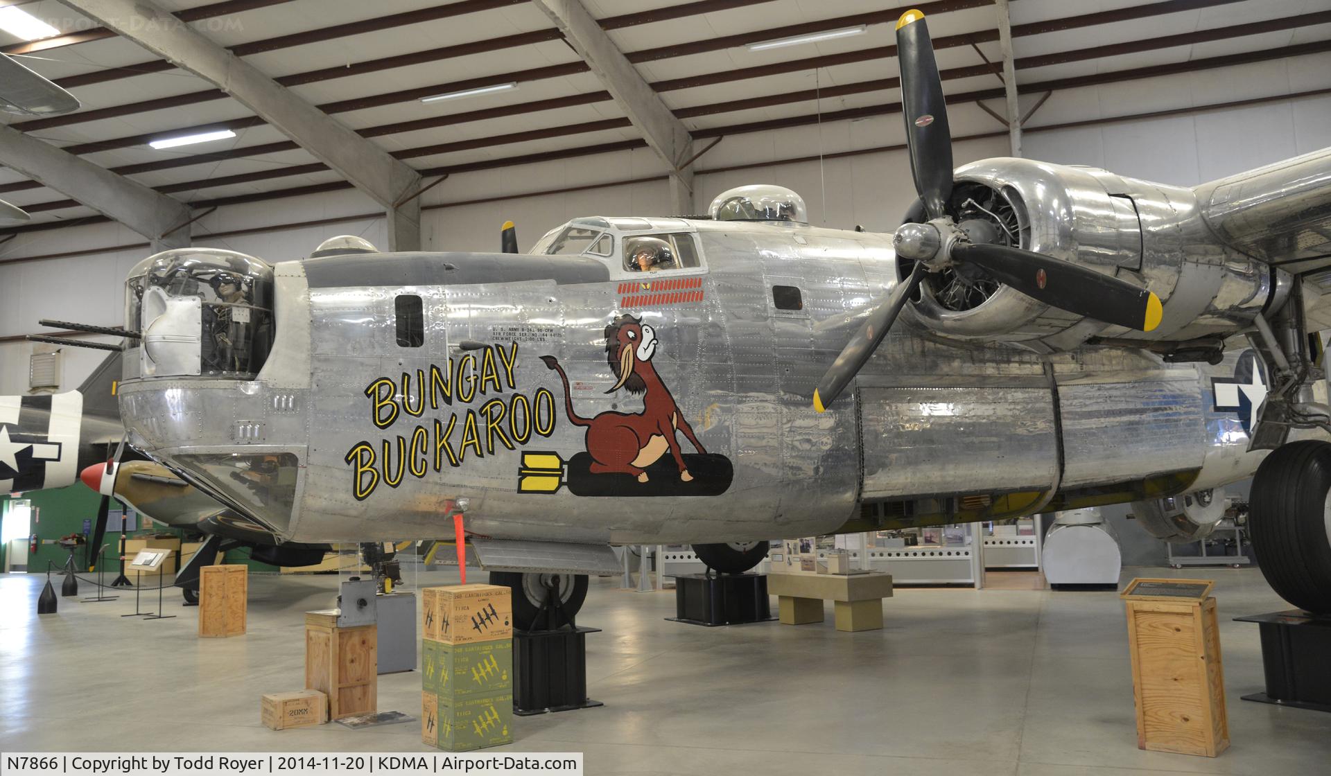 N7866, Convair B-24J C/N 44-44175, On display at the Pima Air and Space Museum