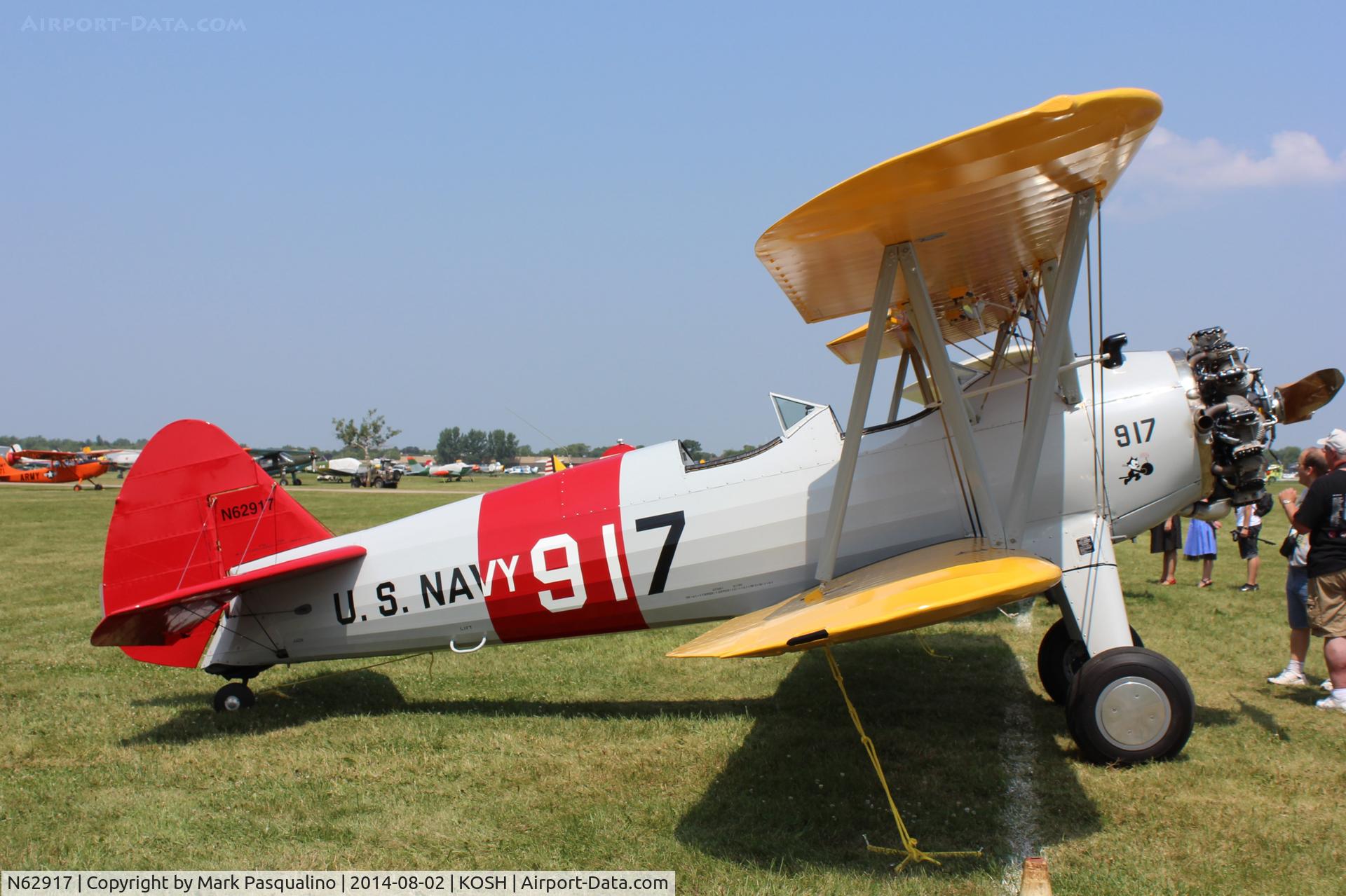 N62917, 1942 Boeing A75N1(PT17) C/N 75-2394, Stearman