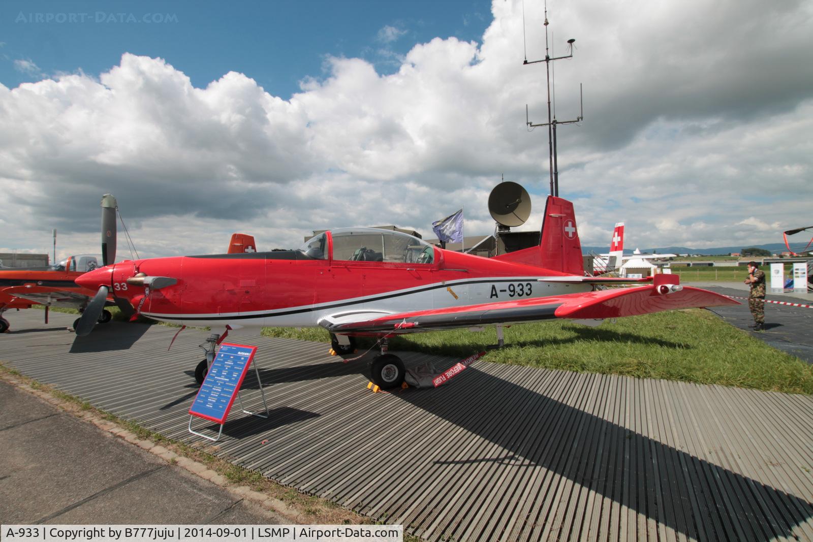 A-933, 1983 Pilatus PC-7 Turbo Trainer C/N 341, at AIR14