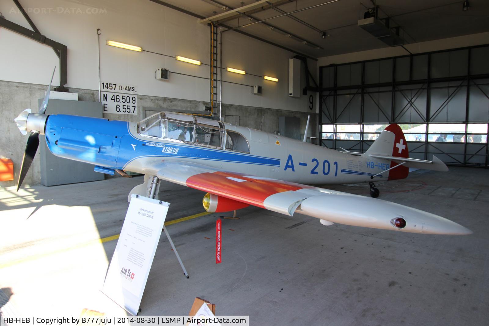 HB-HEB, 1938 Messerschmitt Bf-108B-1 Taifun C/N 1988, at AIR14