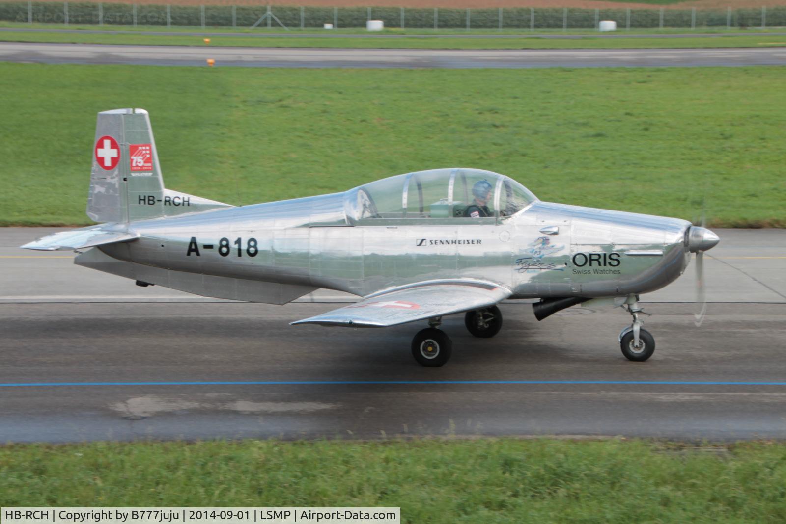 HB-RCH, 1955 Pilatus P3-05 C/N 456-5, at AIR14