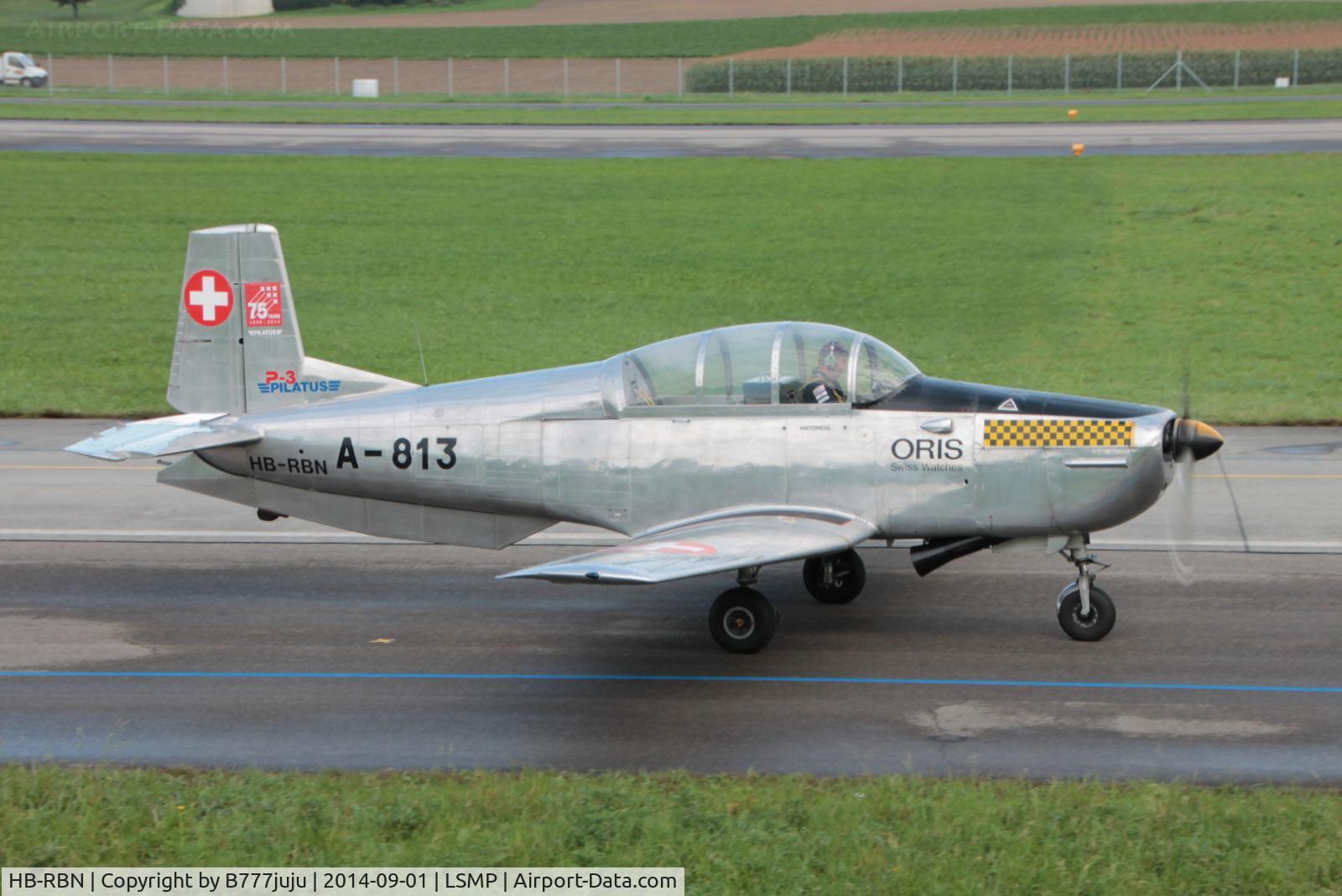 HB-RBN, 1956 Pilatus P3-03 C/N 330-12, at AIR14
