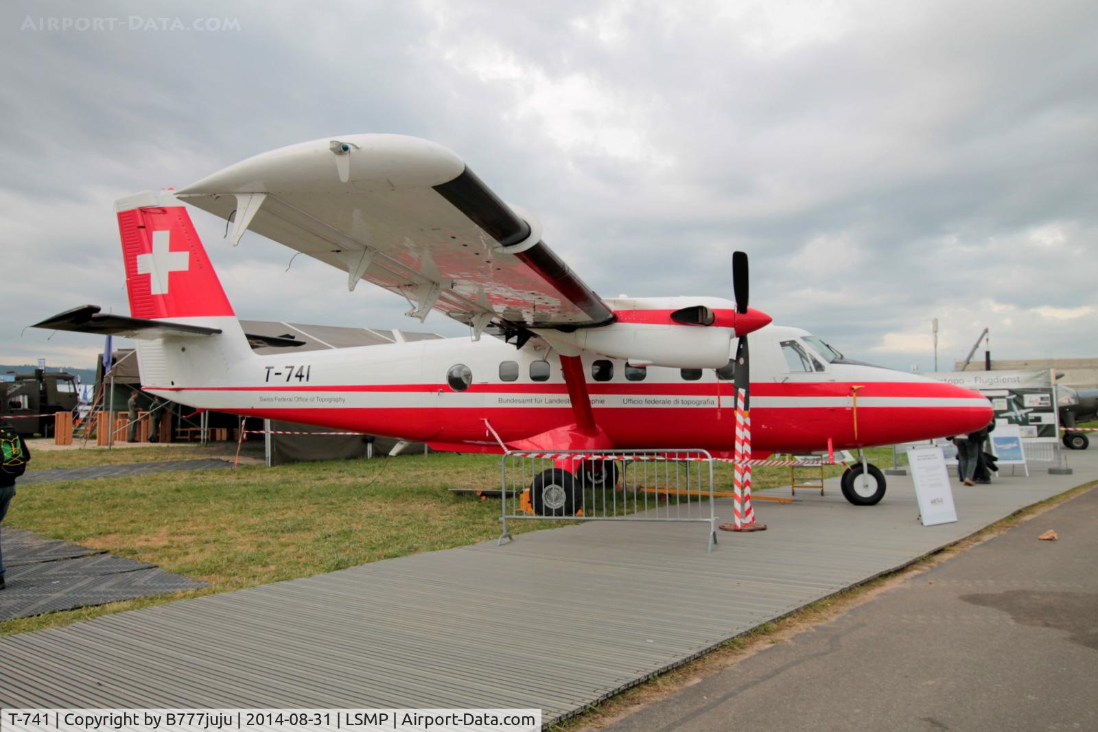 T-741, 1975 De Havilland Canada DHC-6-300 Twin Otter C/N 466, at AIR14