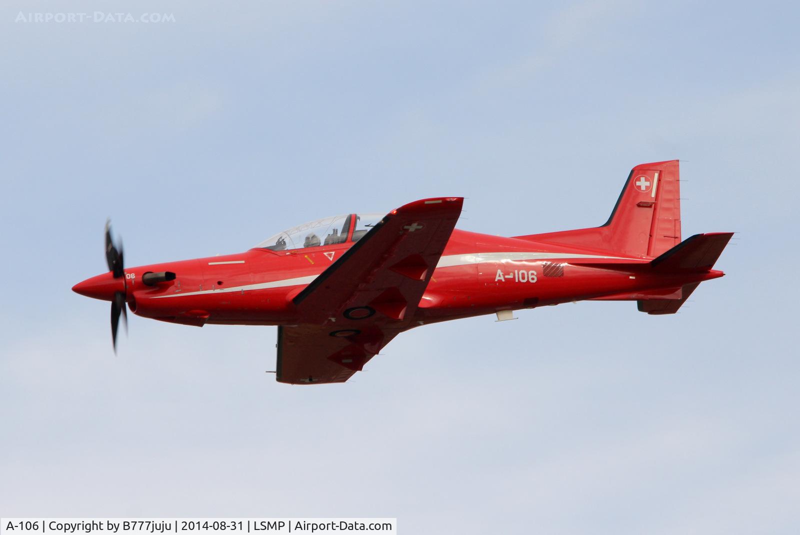A-106, 2008 Pilatus PC-21 C/N 108, at AIR14
