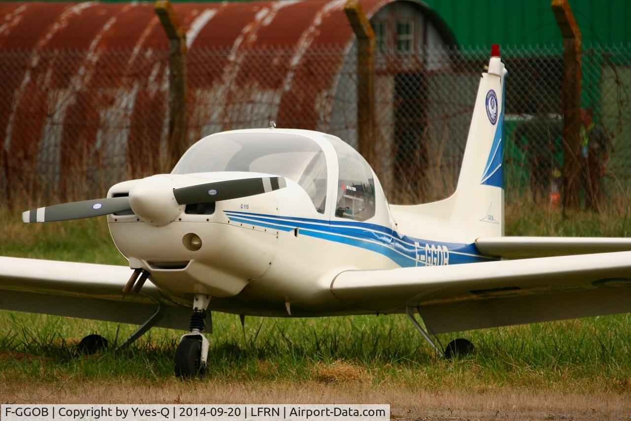 F-GGOB, Grob G-115 C/N 8027, Grob G-115, Rennes St Jacques flying club (LFRN-RNS) Air show 2014