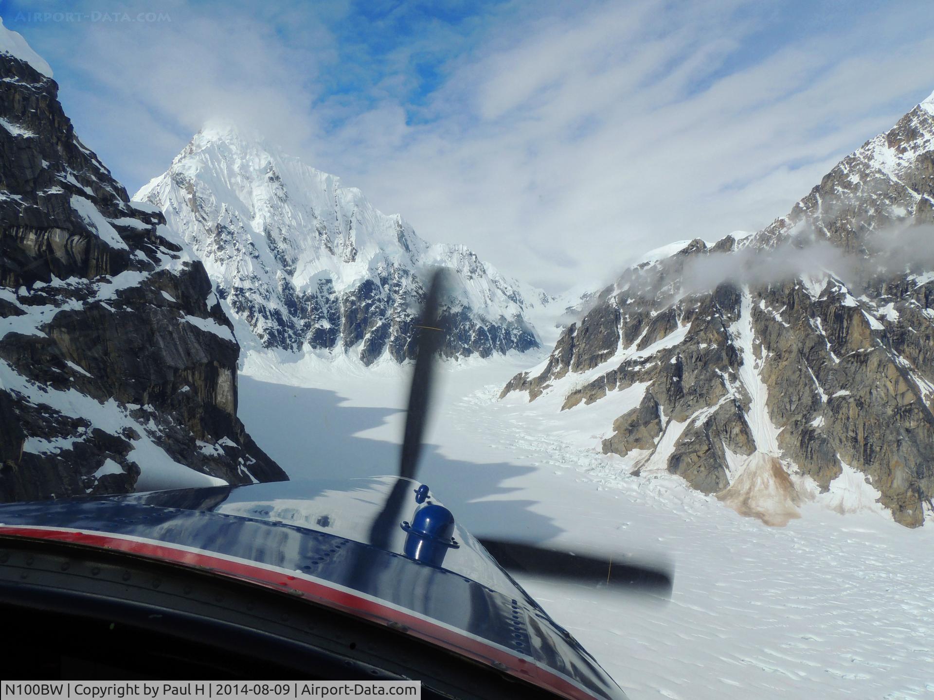 N100BW, 1954 De Havilland Canada DHC-3 Otter Otter C/N 58, Flying to Mount McKinley