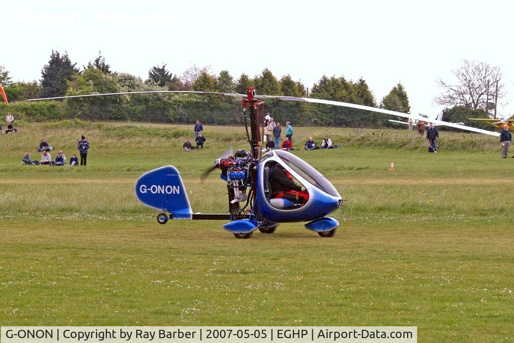 G-ONON, 2005 RAF 2000 GTX SE C/N PFA G/13-1313, Rotary Air Force RAF-2000 GTX-SE [PFA G/13-1313] Popham~G 05/05/2007