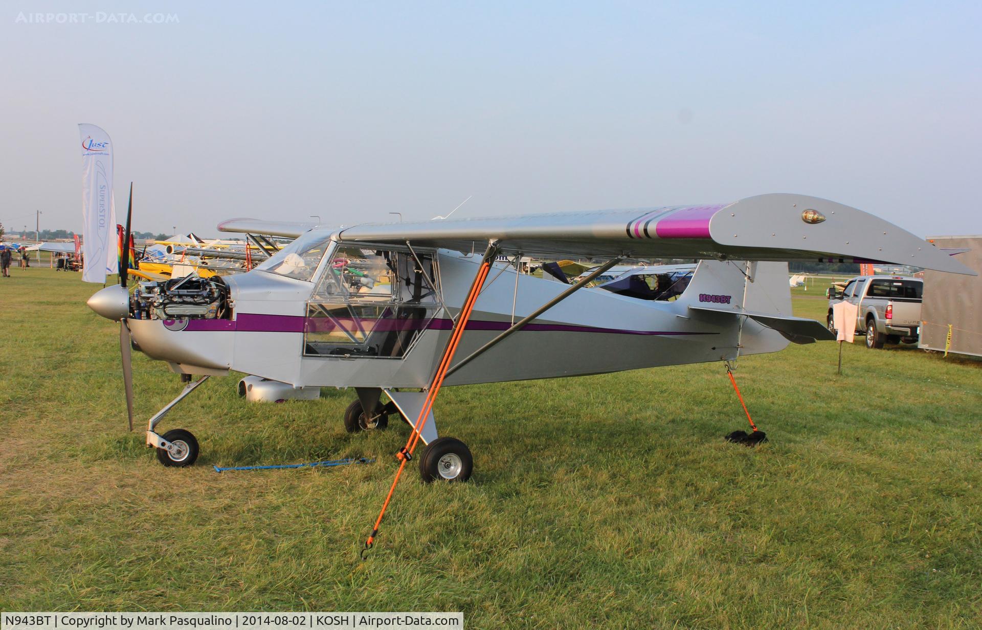 N943BT, 2013 Just Aircraft Escapade C/N JAESC0039, Just Aircraft Escapade