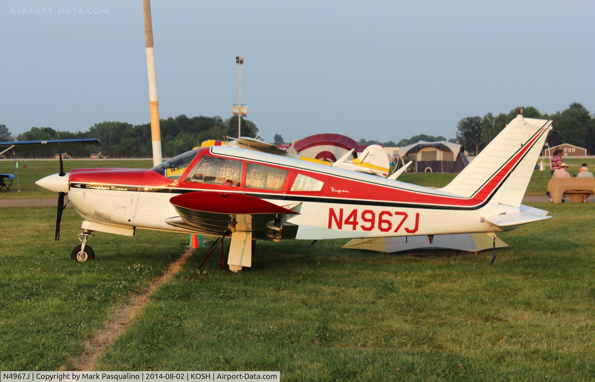 N4967J, 1968 Piper PA-28R-180 Cherokee Arrow C/N 28R-30718, Piper PA-28R-180