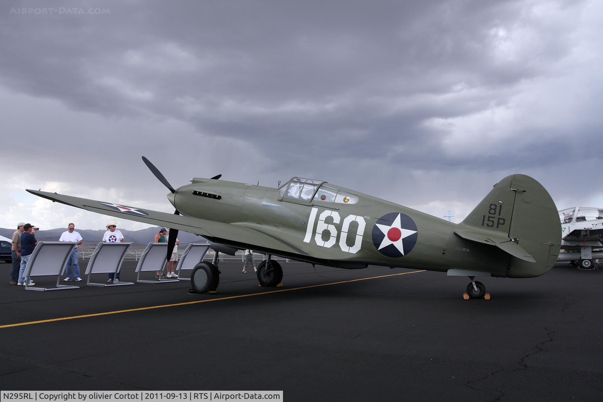 N295RL, 1941 Curtiss P-40C C/N 14777, Reno air races 2011