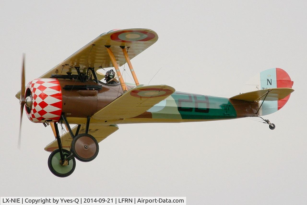 LX-NIE, 2011 Nieuport 28 C.1 Replica C/N 100, Nieuport 28 C.1 Replica, On display, Rennes-St Jacques airport (LFRN-RNS) Air show 2014