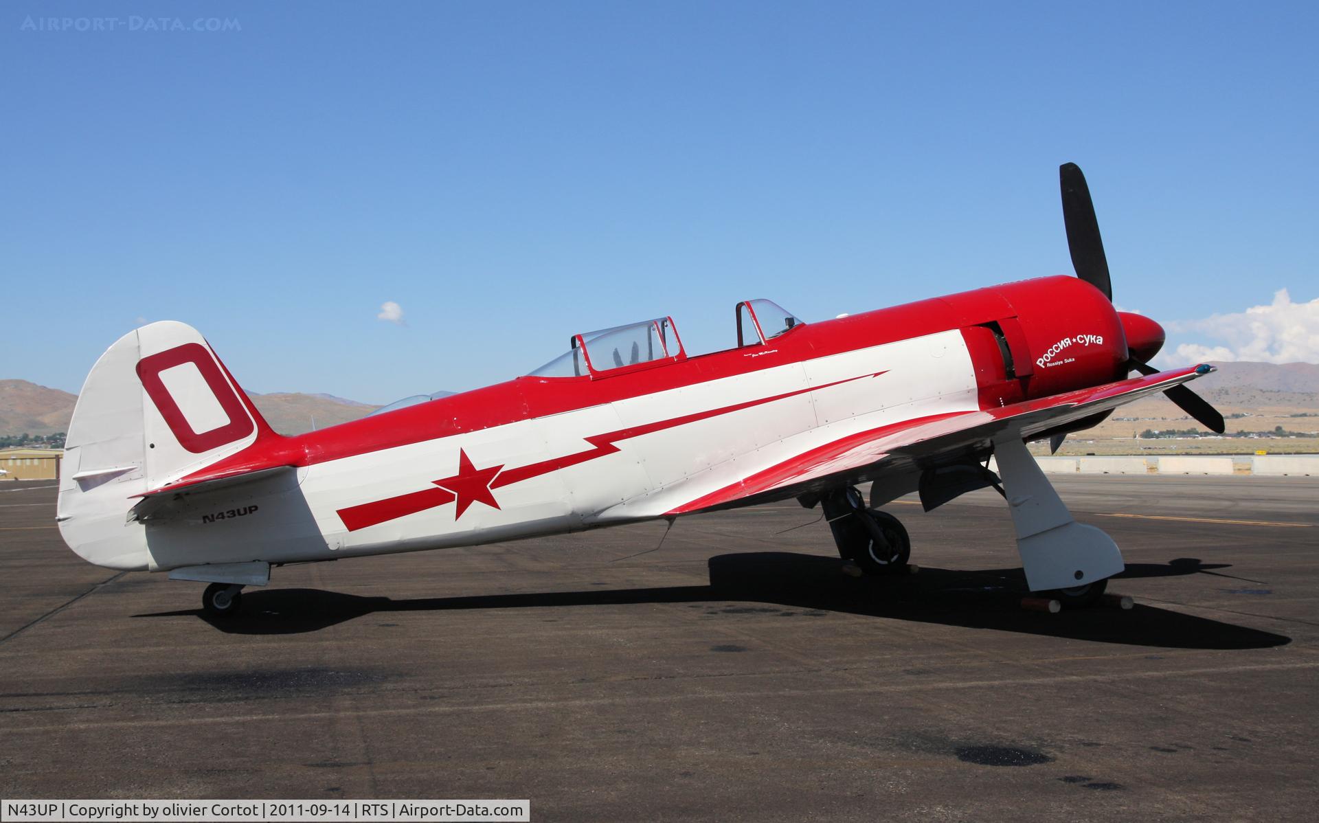 N43UP, 1992 Yakovlev Yak-3 UPW C/N 004, Reno 2011