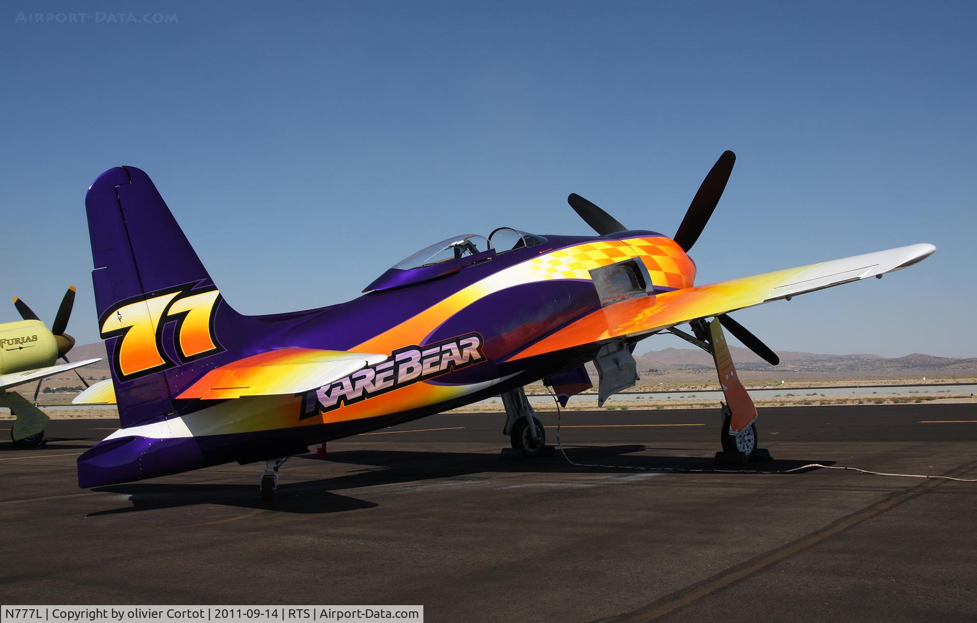 N777L, 1946 Grumman F8F-2 (G58) Bearcat C/N D.1170, ready for a ride
