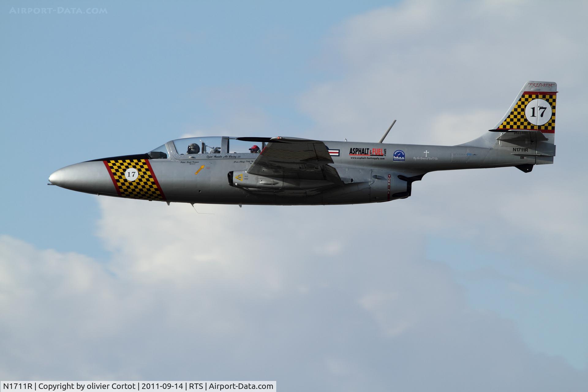 N1711R, PZL-Mielec TS-11 Iskra C/N 3H1711, taking off from Stead airport