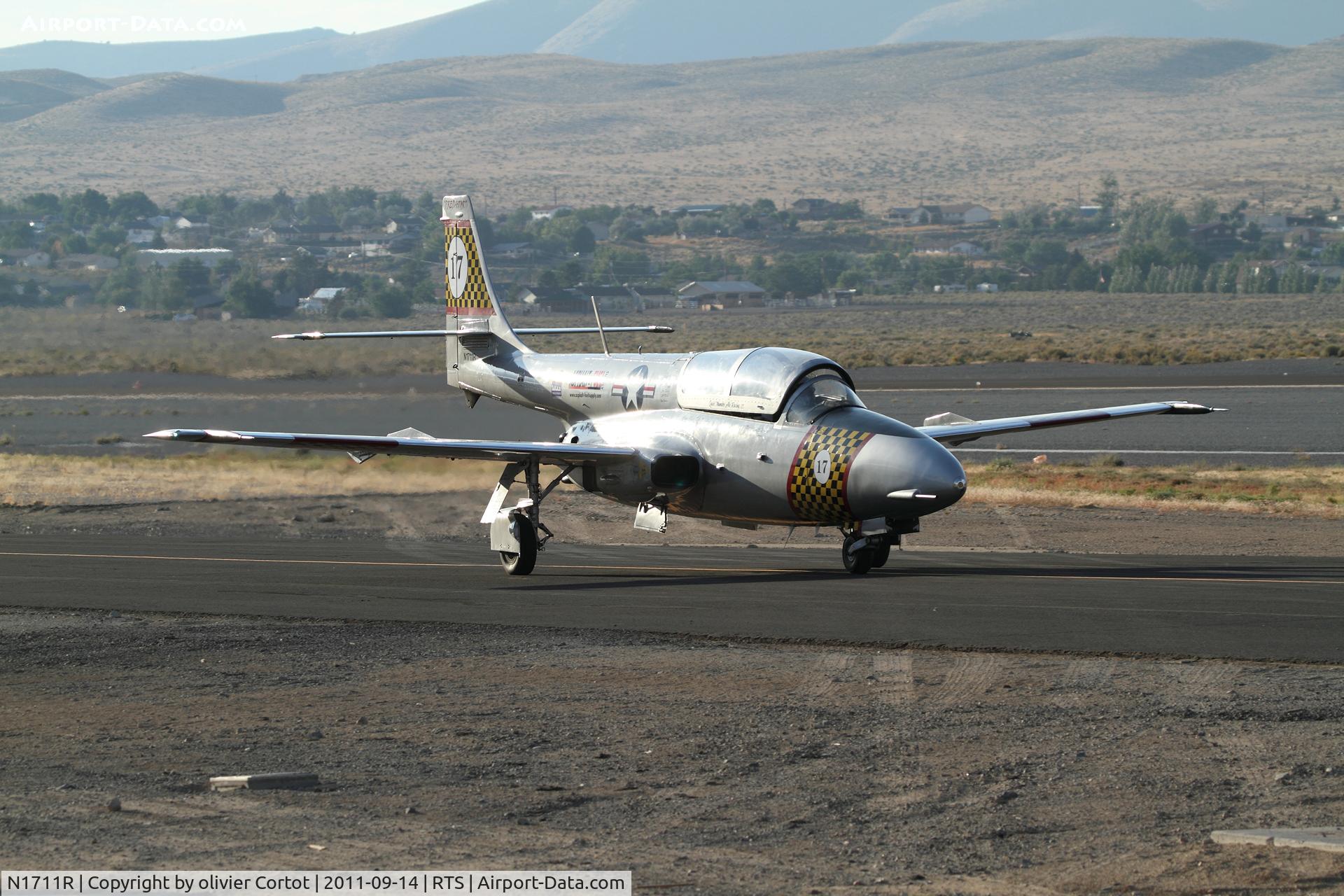 N1711R, PZL-Mielec TS-11 Iskra C/N 3H1711, back to hangar, Reno 2011