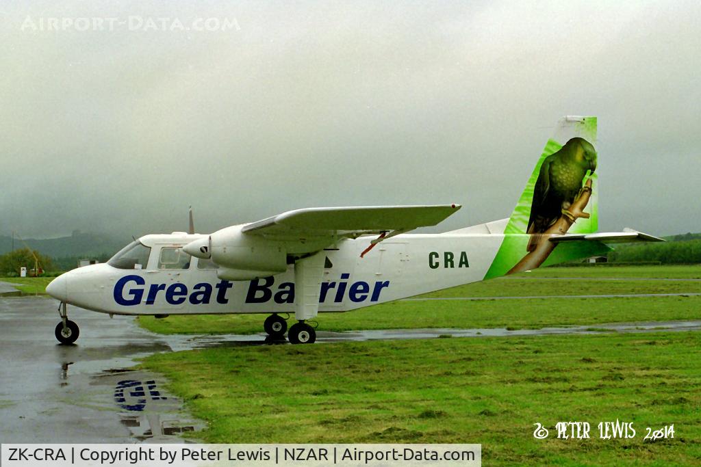 ZK-CRA, 1970 Britten-Norman BN-2A-9 Islander C/N 609, Great Barrier Airlines Flight Operations Ltd., Auckland Airport. 1998