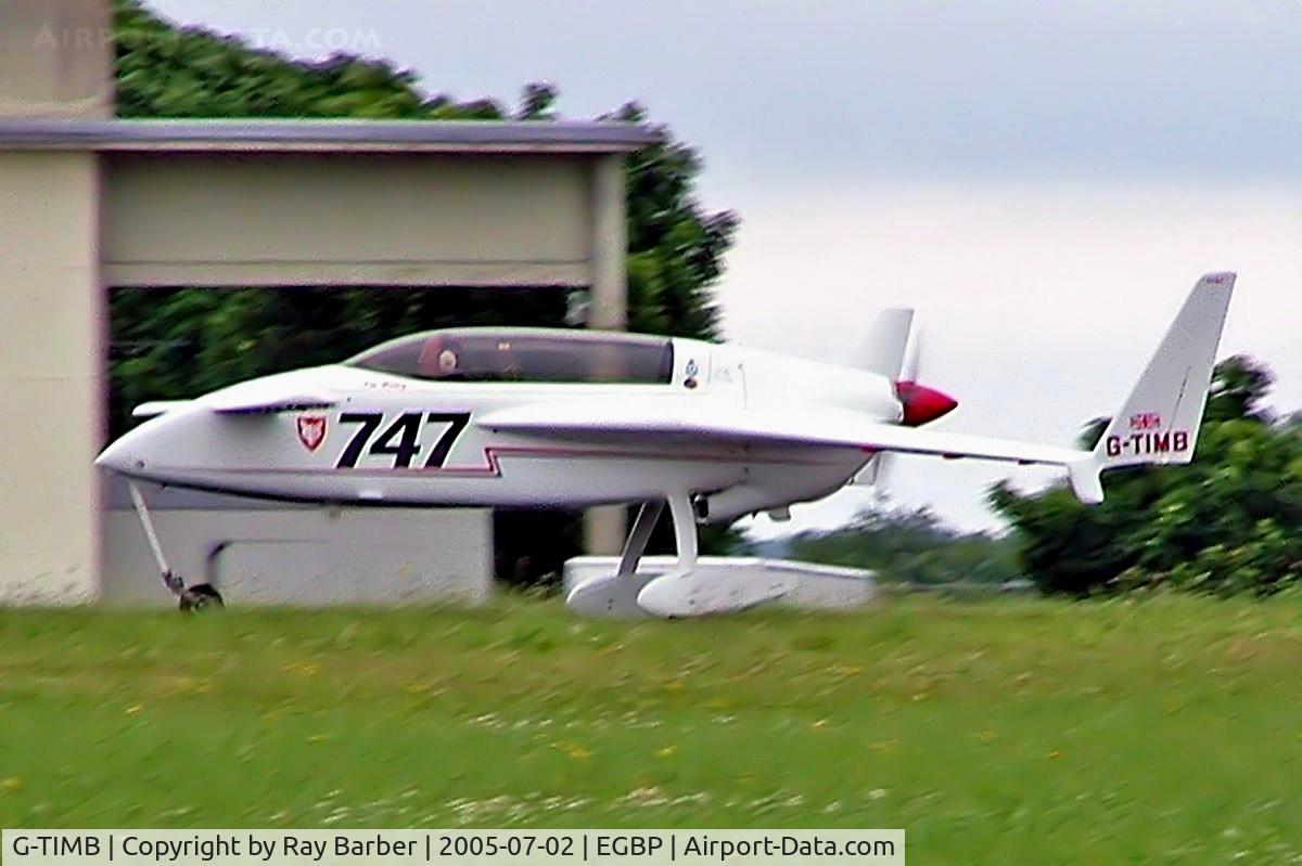 G-TIMB, 1983 Rutan VariEze C/N PFA 074-10795, Rutan Vari Eze [PFA 074-10795] Kemble~G 02/07/2005