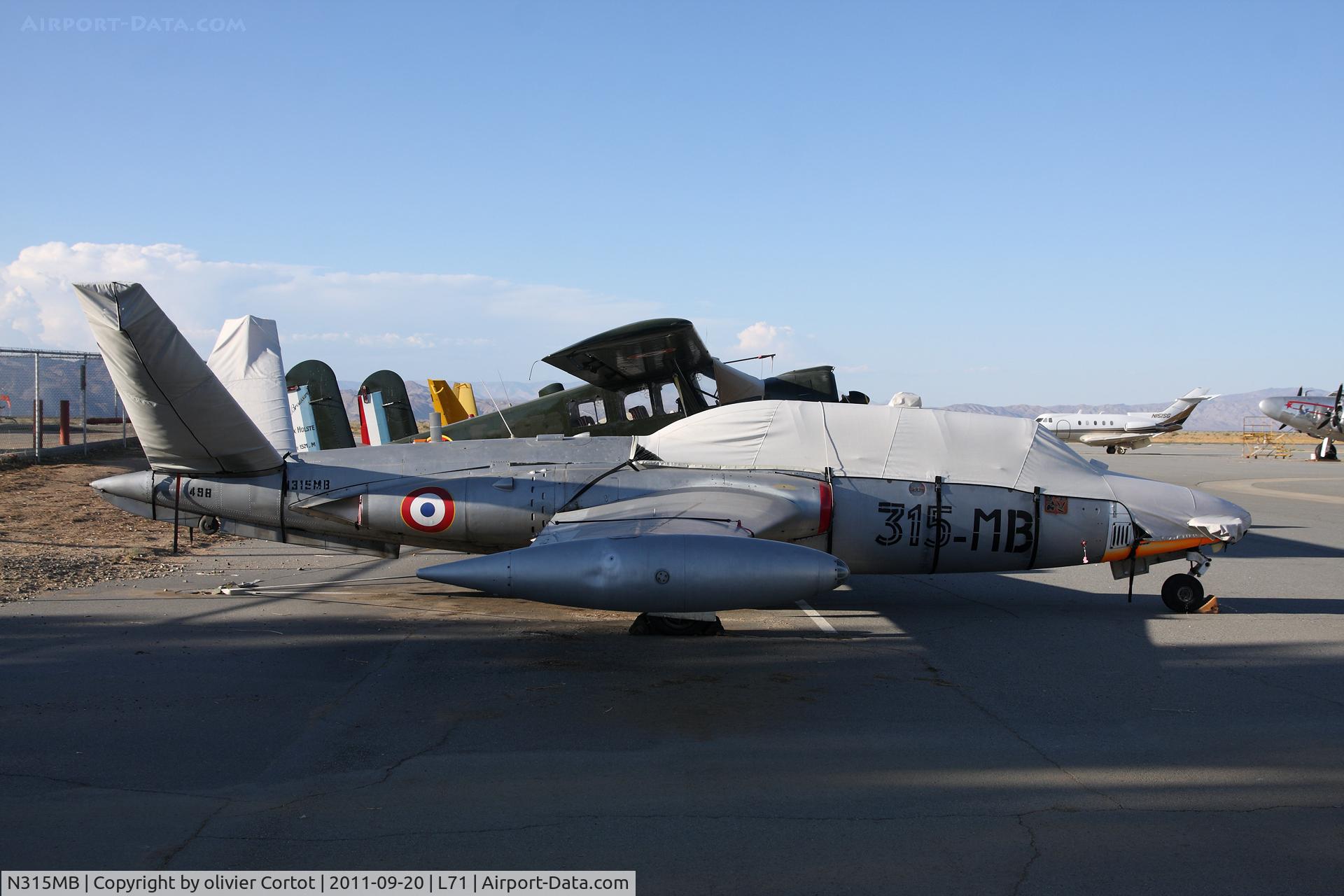 N315MB, 1966 Fouga CM-170 Magister C/N 498, California city