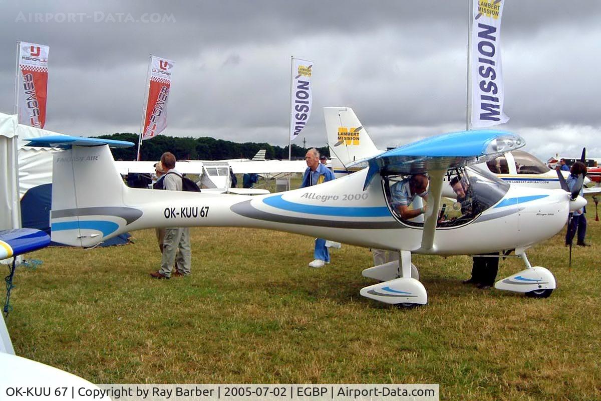 OK-KUU 67, 2005 Fantasy Air Allegro 2000 C/N 05-039, Fantasy Air Allegro 2000 [05-039] Kemble~G 02/07/2005