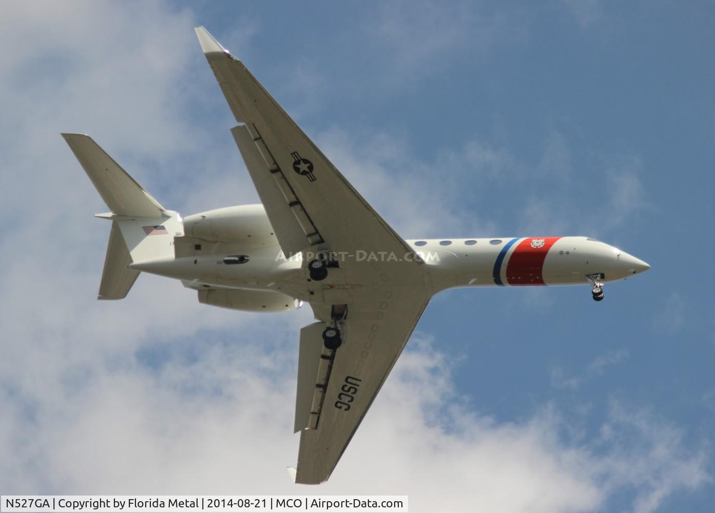N527GA, 2001 Gulfstream Aerospace C-37A (Gulfstream V) C/N 653, US Coast Guard C-37A (01)