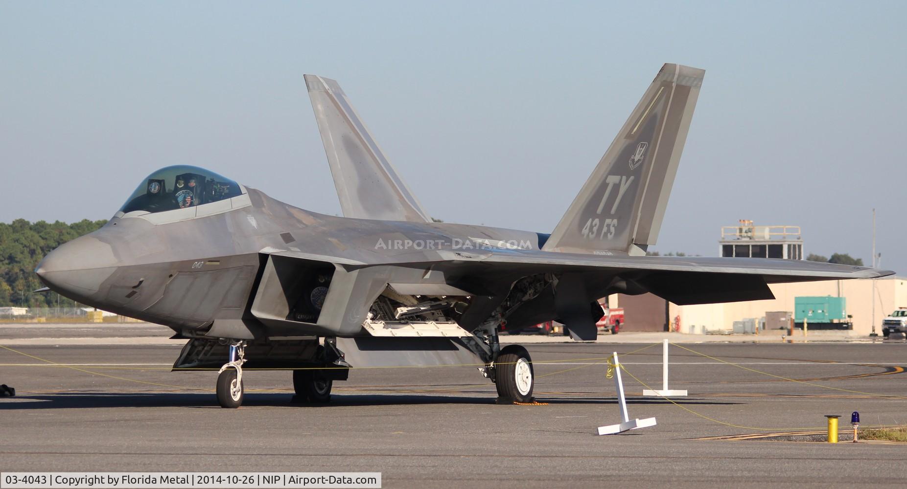 03-4043, 2003 Lockheed Martin F/A-22A Raptor C/N 4043, F-22A Raptor
