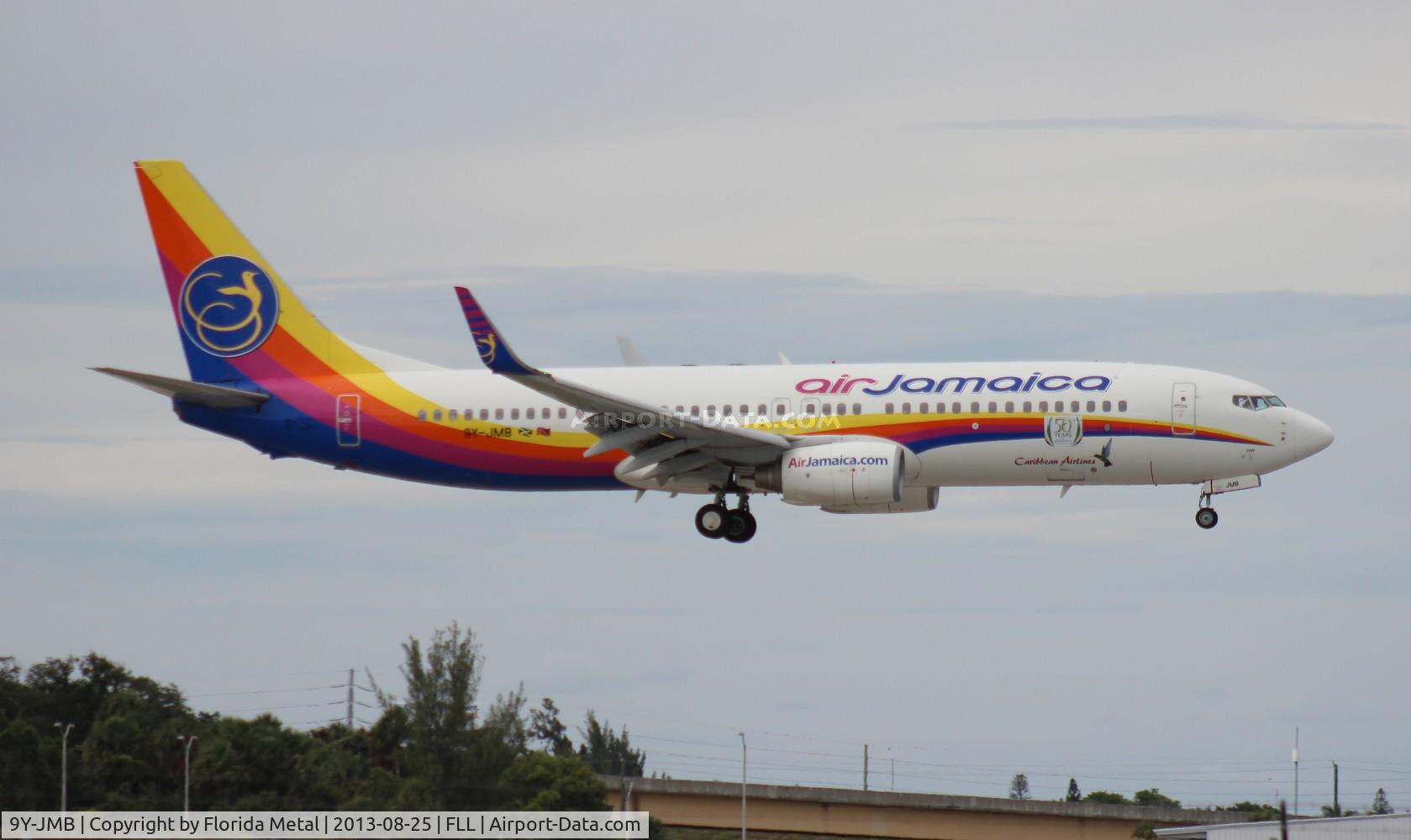 9Y-JMB, 2002 Boeing 737-8Q8 C/N 30661, Air Jamaica - since repainted