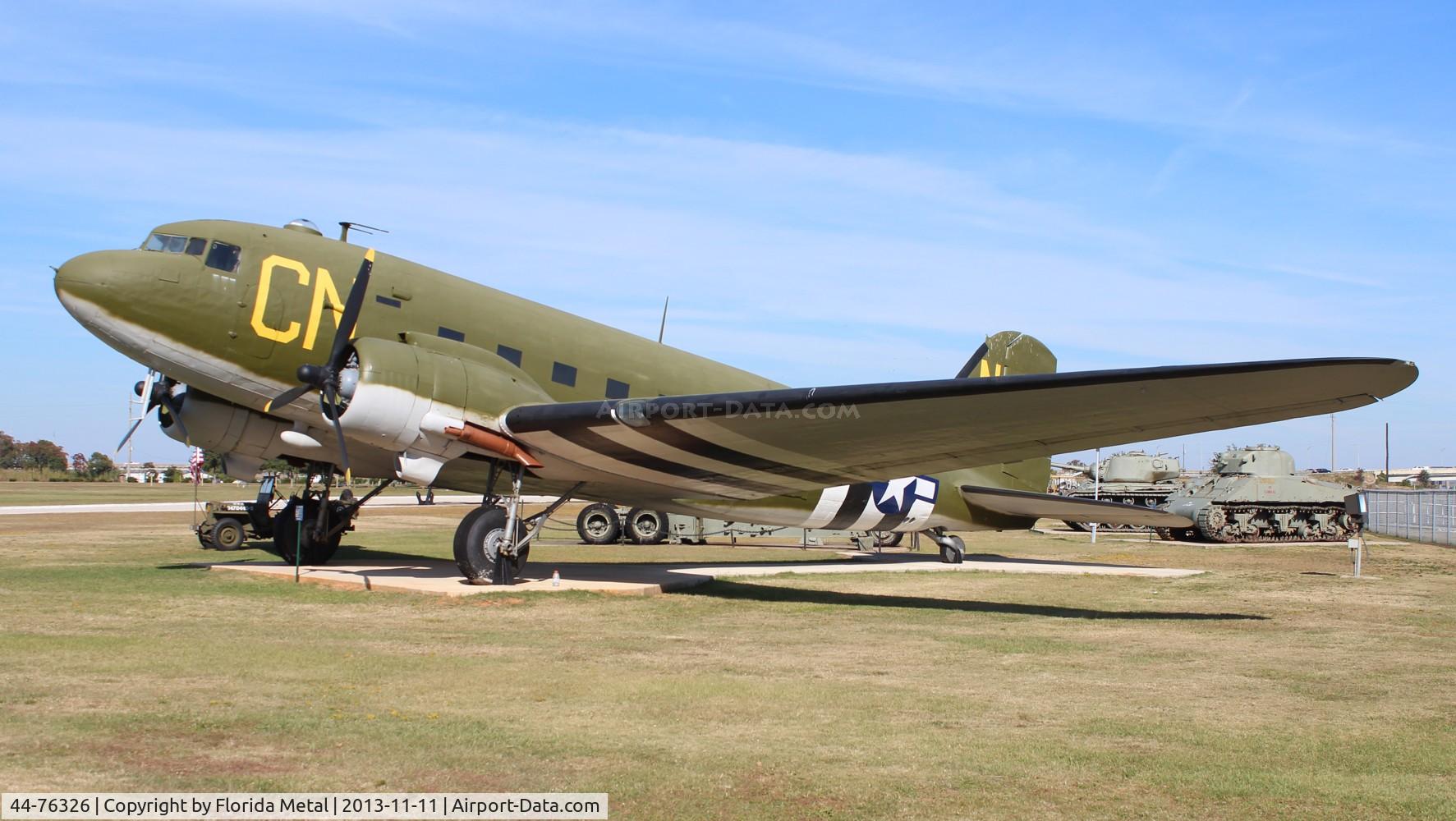 44-76326, 1944 Douglas VC-47D-25-DK Skytrain C/N 32658, VC-47D at Battleship Alabama