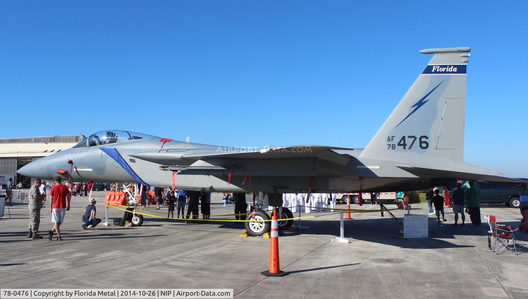 78-0476, McDonnell Douglas F-15C Eagle C/N 0455/C009, F-15C