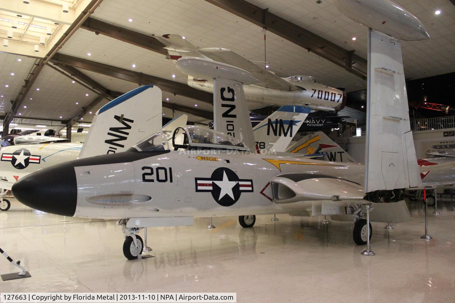 127663, McDonnell F2H-4/F-2D Banshee C/N 250, F2H-4 Banshee