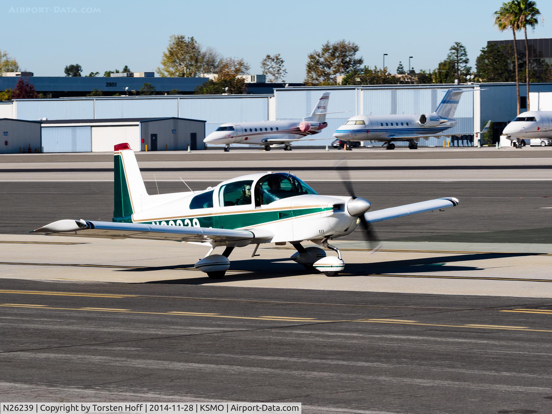 N26239, 1977 Grumman American AA-5A Cheetah C/N AA5A0477, N26239 taxiing