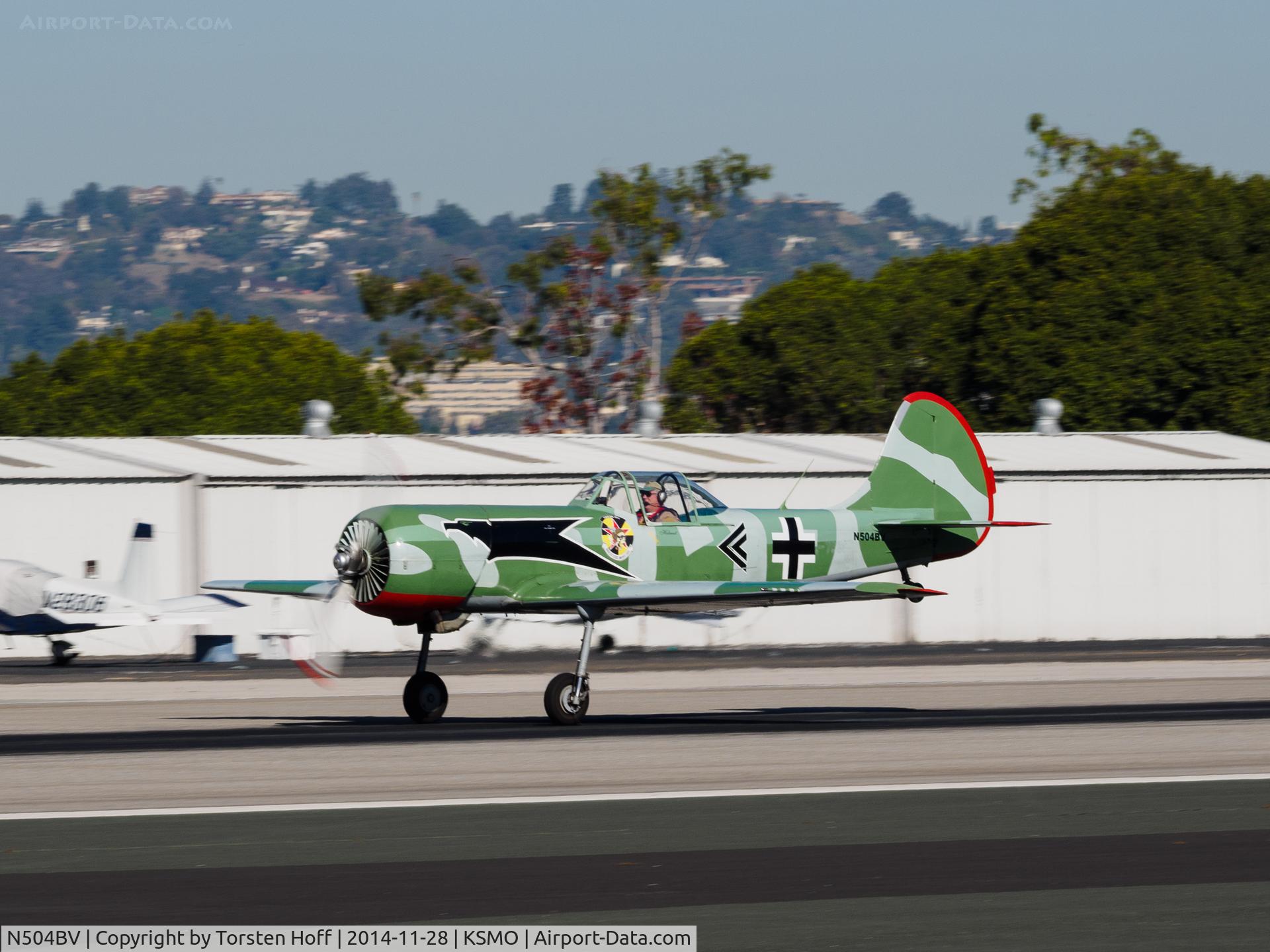 N504BV, 1983 Yakovlev Yak-50 C/N 832510, N504BV departing from RWY 21